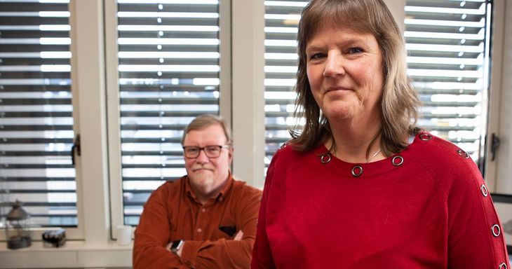 KLARE: LO Stat-nestlederne Lise Olsen og Eivind Gran starter forhandlingene med Spekter tirsdag. 