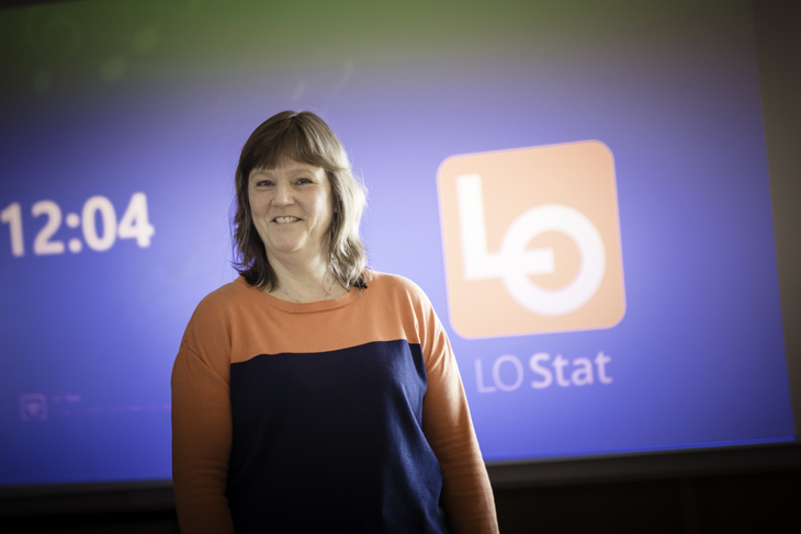DIGITALE FORHANDLINGER: LO Stats forhandlingsleder Lise Olsen kom i mål med et lønnsoppgjør i tråd med resultatet for Frontfaget mellom LO og NHO. 