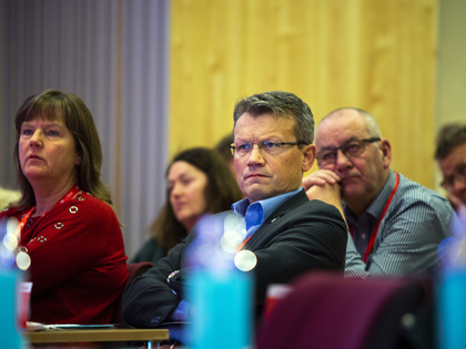 TARIFFOPPGJØR: LO Stat-leder Egil André Aas og nestleder Lise Olsen forbereder seg på på tøffe lønnsoppgjør, både i staten og Spekter. 
