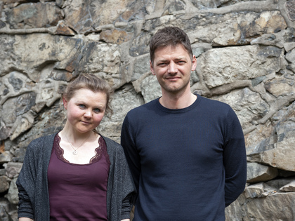 Fafo-forskerne Elin Svarstad og Bjorn Dapi 