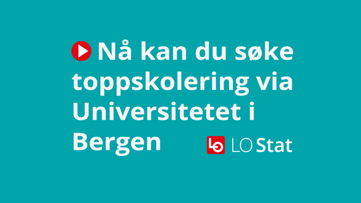 LO Stat inviterer høsten 2023 til kurset «Styring gjennom tillit og samordning». Kurset er en del av LO Stats toppskolering i samarbeid med Institutt for politikk og forvaltning ved Universitetet i Bergen. Kurset gir 15 studiepoeng. 